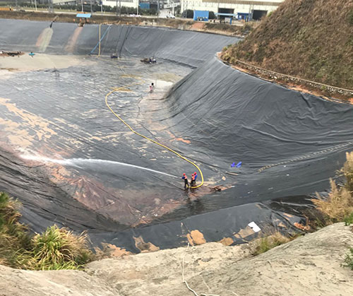 武义废水池清理